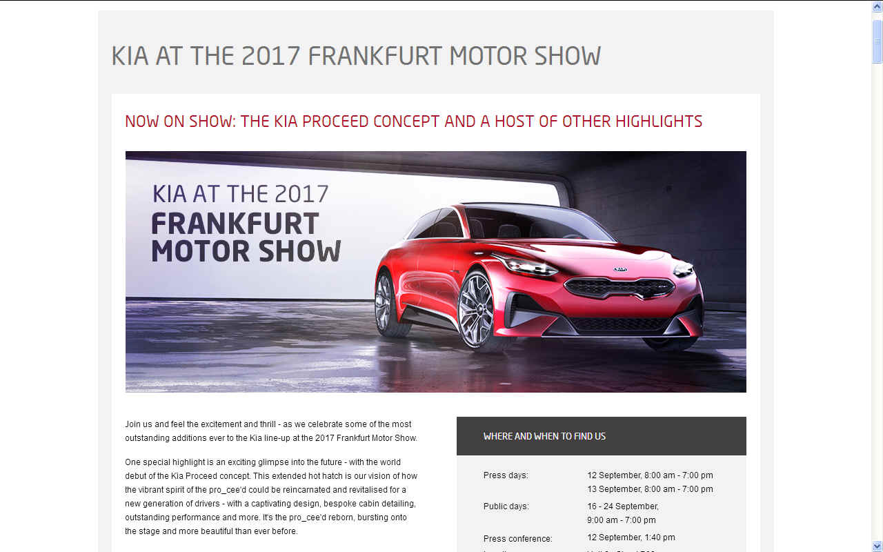 Frankfurt Motor Show