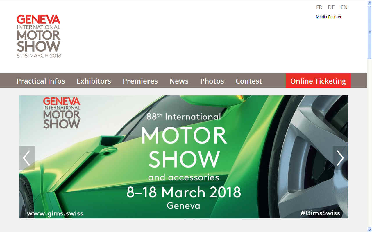 The Geneva International Motor Show 2018
