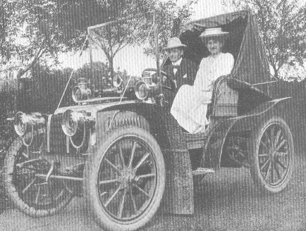 Early 12hp Panhard motor car