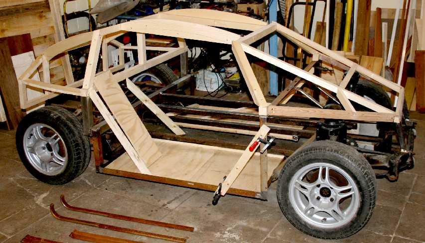 Timber framed Eco Car - long range electric vehicle