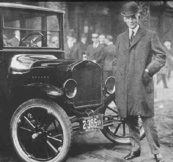 With the development of the sturdy lowpriced Model T in 1908 Henry Ford 