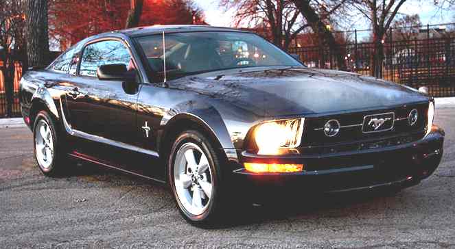 Ford Mustang V6 engine 2007 fastback sports car
