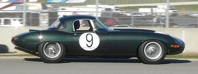 Jaguar E Type circuit racing