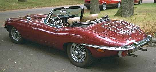 Jaguar E Type soft top