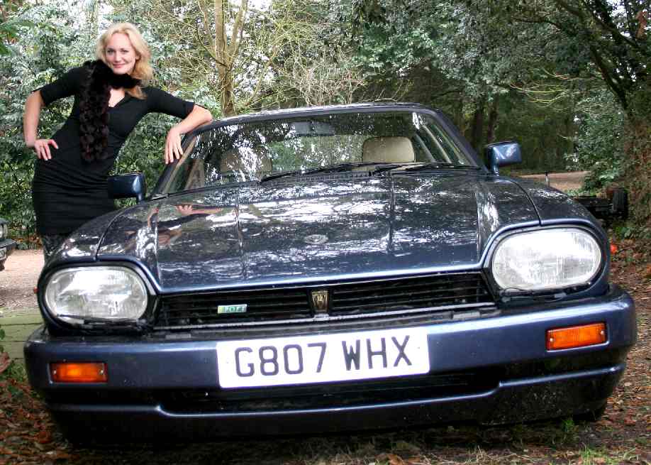 Jaguar XJS sports car Katherine Hudson