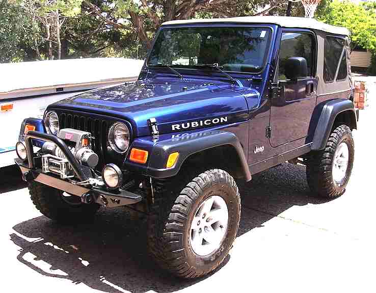 Jeep wrangler rubicon 4x4 with winch