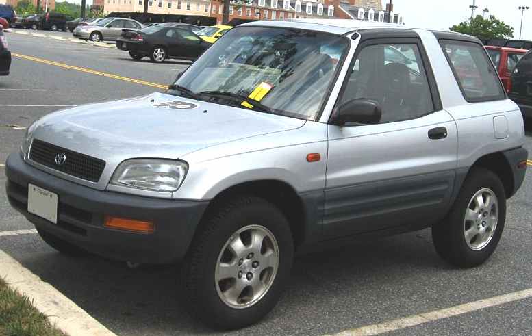 Toyota RAV 4 2 door 1997 model car