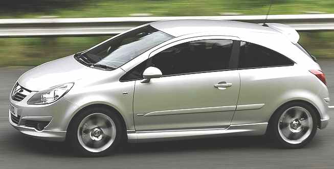 Vauxhall Corsa SRi silver hatchback 2007 model D