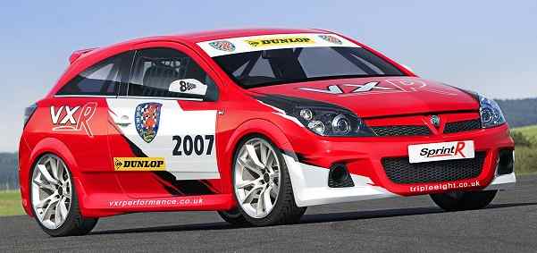 Vauxhall Astra VXR racing car 2006