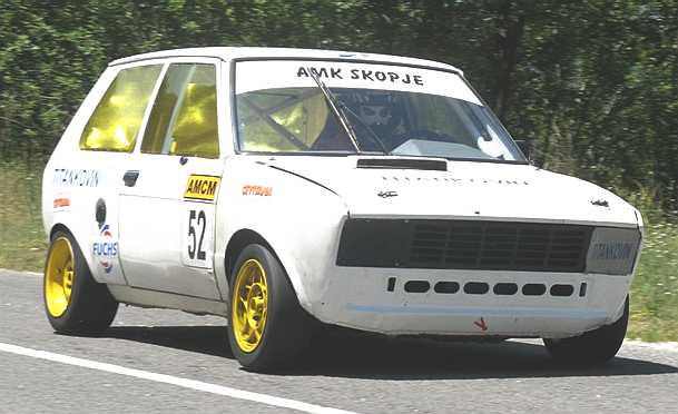 Yugo H1600 AMK Skopje racer car