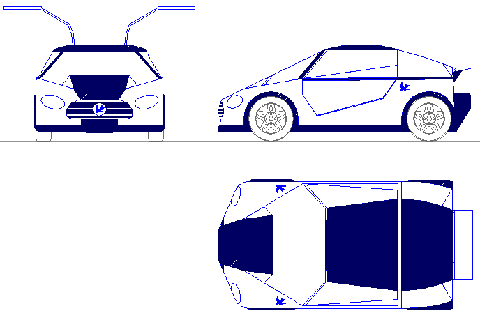 Team Speedace zero emission sports car