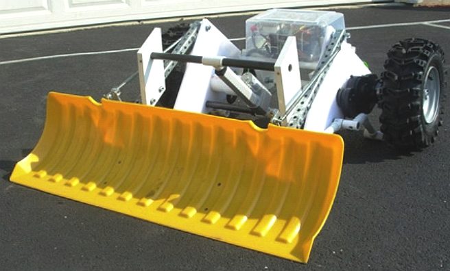 The i-shovel, autonmous robot snow plough
