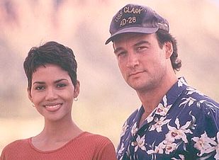 Halle Berry and James Belushi in Race the Sun
