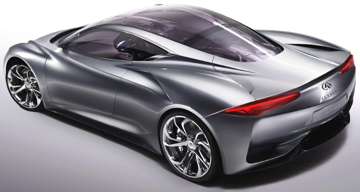 Nissan Infiniti Emerge E 3 concept car, part funded by the Technology Strategy Board
