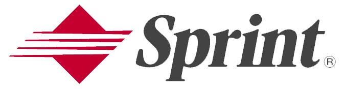 Sprint logo with red diamond