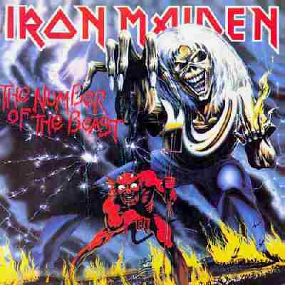 Iron Maiden's The Number of the Beast music album cover
