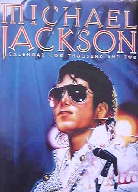 Michael Jackson callendar 2002