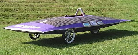 Durham University solar powered racing car DUSC 2004