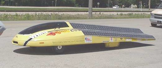 Sunseeker solar car Michigan University