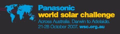 Panasonic World Solar Challenge 2007 header