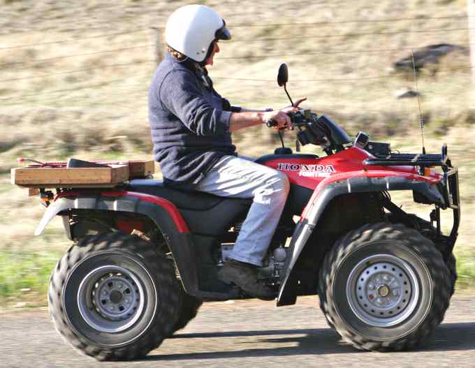 Honda 4WD ATV quad bike