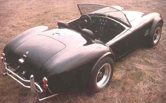 Classic AC Cobra rear end bodywork