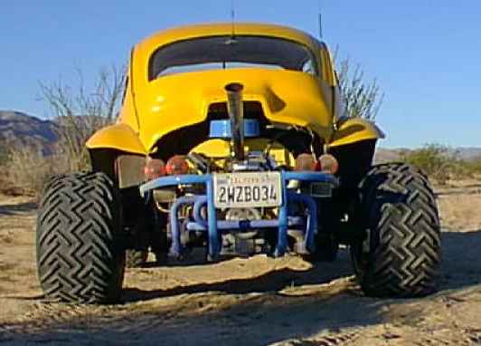 Wide track Baja with sand tyres