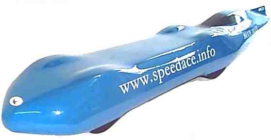 BE3 electric land speed record car, blueplanet ecostar