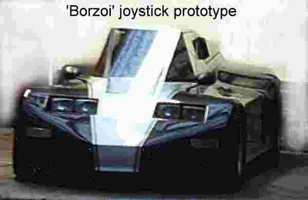 The Borzoi, prototype concept joystick controlled car