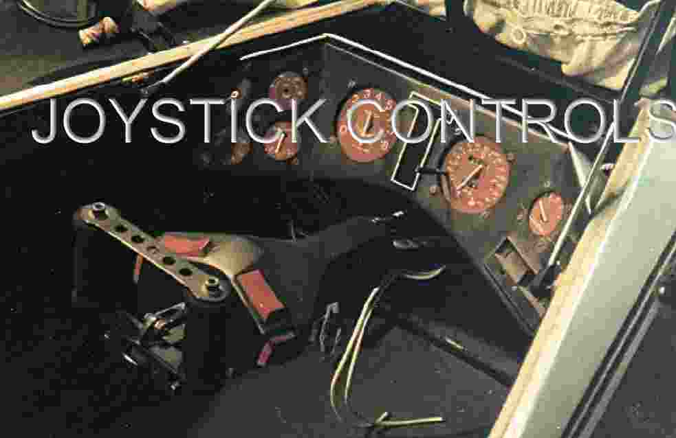 Joystick controls, mechanical combination lever, inventor Nelson Kruschandl