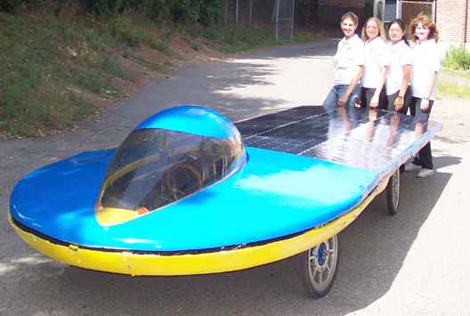 Nerd Girls super solar car