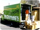 Recycling truck McDonald's Switzerland