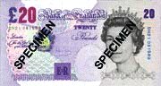 20 Bank of England twenty pound note
