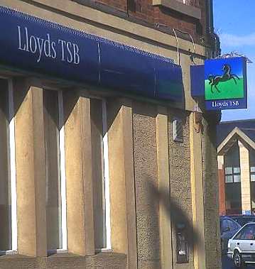 Lloyds TSB Bank, the black horse sign