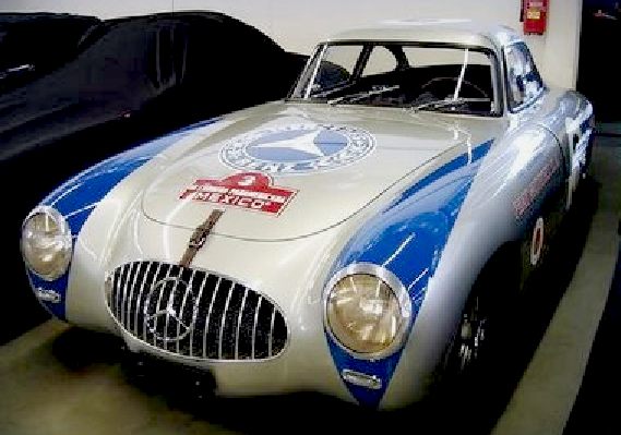 Panamerican Carrera 300sl Mercedes race winner
