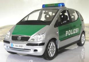 Mercedes A Class German police car