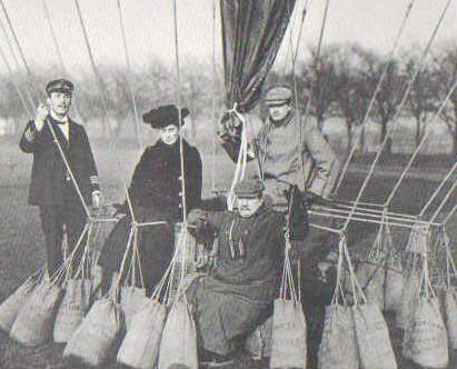 Charles Rolls air ballooning