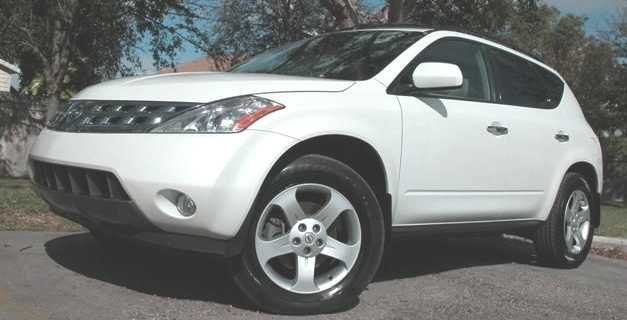 Nissan Murano white trim alloys