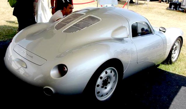 A Porsche reproduction Boxer with gull wing doors