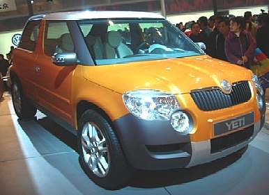 skoda yeti concept utility vehicle SUV