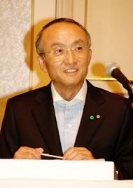 Toyota president and CEO Katsuaki Watanabe