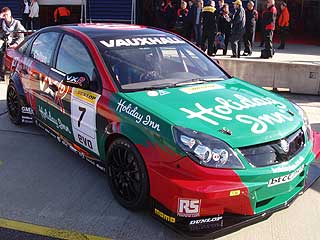 Vauxhall Vectra racing car Tom Clinton