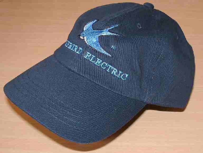 Sports cap with Blue Bird embroidery, electric vehicle Cannonball Jogle souvenir
