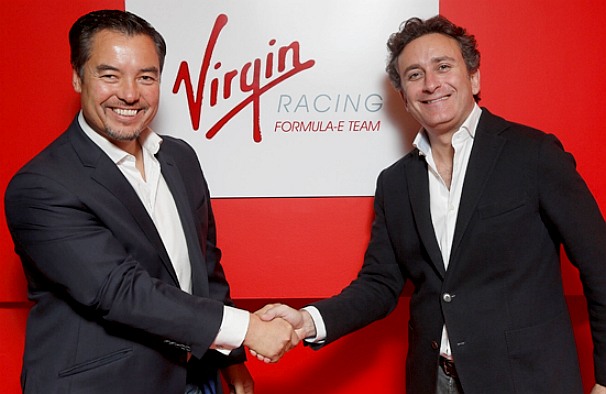 Alex Tai and Alejandro Agag, FIA Formula E electric car racing