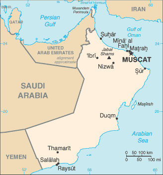 Oman map