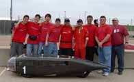 Los Altos High School car and team.