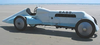 Parry Thomas was killed during his record-breaking attempt at Pendine Sands in 1927 in the car Babs.