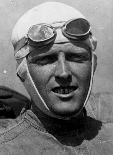 Henry Segrave portrait of a racing driver