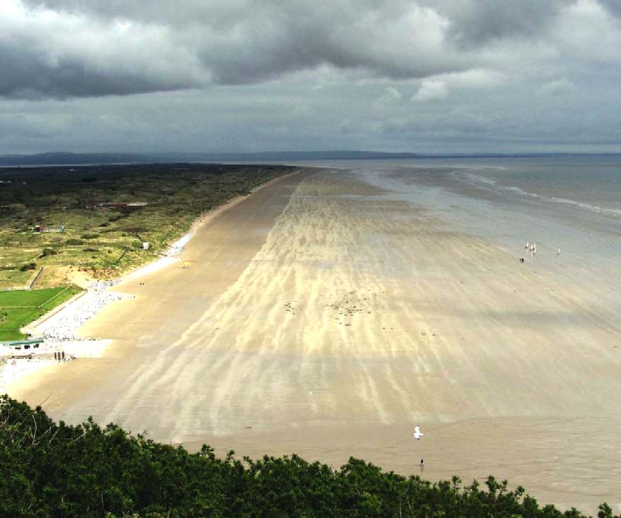 Pendine sands, Carmarthen, South Wales, United Kingdom