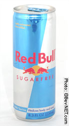 Red Bull diet alu can